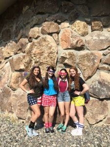 Wacky Friday at USY Wheels Trip with Group of Girls